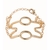 Imagem do Kit Conjunto Choker e Pulseira Inspiração Thassia Naves Blogueira Luxo Folheado Ouro Lançamento 2023 Tendência Moda