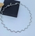 Imagem do Colar Choker Feminino Elo Aro Liso Torcido Ondulado Dourado Prata Folheado Ouro Luxo Moda Blogueira