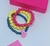 Kit Conjunto Infantil Colar e Pulseiras Miçangas Pingente Personagens Disney Barbie Wandinha Unicórnio Pony Presente - Store LVO
