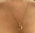 Imagem do Colar Corrente Feminino/Masculino com Pingente Pérola Vida Escapulário Cruz Pai Nosso Folheado Ouro Presente Moda Tendência