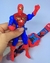 Kit Relógio Infantil Digital Projetor de Imagem 3D Super heroís Homem aranha + Boneco Articulado luz Personagem Presente na internet