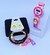 Imagem do Kit Relógio Infantil Digital Meninas Desenho Animado Disney 3D Sereia Unicórnio + Conjunto Pulseiras e Brincos Miçangas + Caixa