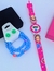 Kit Relógio Infantil Digital Meninas Desenho Animado Disney 3D Sereia Unicórnio + Conjunto Pulseiras e Brincos Miçangas + Caixa - comprar online