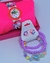 Imagem do Kit Relógio Infantil Digital Meninas Desenho Animado Disney 3D Sereia Unicórnio + Conjunto Pulseiras e Brincos Miçangas + Caixa