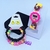 Imagem do Kit Relógio Infantil Digital Meninas Desenho Animado Disney 3D Sereia Unicórnio + Conjunto Pulseiras e Brincos Miçangas + Caixa