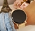 Kit Relógio Feminino Digital Led Redondo Luxo Rose Dourado + Colar Elo Português Coração Grande Liso Folheado Ouro Tendência - loja online