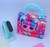 Kit Relógio Digital Bracelete Silicone Prova água + Bolsa Infantil Mini Bag Ombro Crianças Alça Pérola Frozen Minnie Lol Blogueira - comprar online