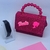 Kit Relógio Digital Band Prova água Silicone + Bolsa Infantil Mini Bag Alça Pérola Princesa Dinsey Barbie Glitter Luxo Moda Blogueira