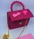 Bolsa Ombro Infantil Glitter Luxo Alça Corrente Transversal Princesa Barbie Mini Bag Alsa Pérola Moda Blogueira - comprar online