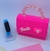 Kit Relógio Digital Band Prova água Silicone + Bolsa Infantil Mini Bag Alça Pérola Princesa Dinsey Barbie Glitter Luxo Moda Blogueira - Store LVO