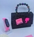 Kit Relógio Digital Band Prova água Silicone + Bolsa Infantil Mini Bag Alça Pérola Princesa Dinsey Barbie Glitter Luxo Moda Blogueira na internet