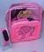 Kit Relógio Digital Led Band Bracelete Silicone + Mini Mochila Barbie Bolsa Infantil Transversal Rosa Pink Pelúcia Rosa Presente