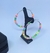 Kit Conjunto Colar Choker e Brincos Argola Disco Disquinhos Fimo Coloridos Borracha Tedência Moda Verão na internet