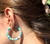 Kit Conjunto Colar Choker e Brincos Argola Disco Disquinhos Fimo Coloridos Borracha Tedência Moda Verão - comprar online