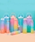 Imagem do Kit 3 Garrafas de água Motivacional 2l Litros 900ml 300ml Squeeze Galão Garrafa Adulto Infantil Colorida degradê Fitness Trabalho