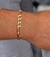 Imagem do Pulseira Masculina e Feminina Corrente Elos Grumet Aço Inox Tendência Moda Luxo Presente