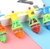Pião com Lançador Automático Luz Colorido Brinquedos para Crianças Jogo Luminoso a Bateria Presente Lembrancinhas