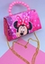 Bolsinha Bolsa Mini Bag Infantil Pérola Alça Corrente Princesas Disney Unicórnio Lol Sofia Barbie Moda Tendência Presente - loja online
