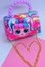 Bolsinha Bolsa Mini Bag Infantil Pérola Alça Corrente Princesas Disney Unicórnio Lol Sofia Barbie Moda Tendência Presente