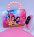 Kit Relógio Digital Led Bracelete Silicone Prova água + Bolsa Mini Bag Princesa Disney Alça Pérola Barbie Frozen Sofia Unicórnio Presente - Store LVO