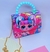 Bolsinha Bolsa Mini Bag Infantil Pérola Alça Corrente Princesas Disney Unicórnio Lol Sofia Barbie Moda Tendência Presente na internet
