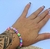 Pulseira Bracelete Miçangas Disco Disquinho Fimo Coloridos com Pingente Coração Tendência Moda Praia Verão na internet