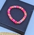 Pulseira Bracelete Miçangas Disco Disquinho Fimo Coloridos com Pingente Coração Tendência Moda Praia Verão - loja online