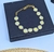 Imagem do Kit Conjunto Colar Choker + Pulseira Margaridas Flor Flores Branca Colorida Folheado Ouro Moda Blogueira Tendência