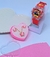 Imagem do Kit Relógio Digital Led Infantil Pisca Toca Musica Personagens Disney Frozen Barbie + Conjunto Colar e Brincos + Caixa Formato Coração