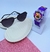 Kit Relógio Infantil Digital Meninas Pisca Luz Toca Musica Princesas Disney + Óculos de Sol Coração Armação Inox Tendência Moda - comprar online