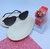 Kit Relógio Infantil Digital Meninas Pisca Luz Toca Musica Princesas Disney + Óculos de Sol Coração Armação Inox Tendência Moda - Store LVO
