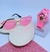 Kit Relógio Infantil Digital Meninas Pisca Luz Toca Musica Princesas Disney + Óculos de Sol Coração Armação Inox Tendência Moda - Store LVO