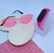 Kit Relígio Infantil Digital Led Prova água Band Silicone Menina + Óculos de Sol Formato Coração Aço Flexível Tendência Moda