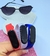 Kit Relígio Infantil Digital Led Prova água Band Silicone Menina + Óculos de Sol Formato Coração Aço Flexível Tendência Moda na internet