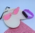 Kit Relígio Infantil Digital Led Prova água Band Silicone Menina + Óculos de Sol Formato Coração Aço Flexível Tendência Moda
