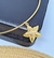 Kit Conjunto Choker e Pulseira Elo Aro Liso com Pingente Estrela do Mar Folheado Ouro 18k Dourado Lançamento Tendência Moda