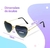 Kit Relógio Infantil Digital Meninas Pisca Luz Toca Musica Princesas Disney + Óculos de Sol Coração Armação Inox Tendência Moda - Store LVO