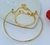 Imagem do Kit Conjunto Colar Choker e Pulseira Elo Aro liso Metal ajustável 6mm Duplo Feminino Lançamento Moda Blogueira luxo