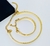 Kit Conjunto Colar Choker e Pulseira Elo Aro liso Metal ajustável 6mm Duplo Feminino Lançamento Moda Blogueira luxo - loja online