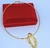 Colar Choker Aro Liso Rigido com Pingente Orgânico Minimalista Vazado Folheado Ouro 18K Ispiração Moda Blogueira Luxo