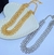 Colar Feminino Corrente Elo Oitinho Infinito Entrelaçado Dourado Prateado Folheado Ouro Tendência Moda Luxo - comprar online