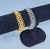 Pulseira Feminino Corrente Elo Oitinho infinito Entrelaçados Folheado Ouro 18k Dourado Prata Tendência Moda Luxo