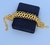 Pulseira Feminino Corrente Elo Oitinho infinito Entrelaçados Folheado Ouro 18k Dourado Prata Tendência Moda Luxo - loja online