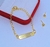 Imagem do Kit Pulseira Corrente Bêbe Infantil Menina/Menino Placa Plaquinha + Brincos Bêbes Antialérgico + Estojo Caixinha Veludo