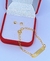 Kit Pulseira Corrente Bêbe Infantil Menina/Menino Placa Plaquinha + Brincos Bêbes Antialérgico + Estojo Caixinha Veludo - Store LVO