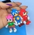 Chaveiro com Pingente Super Sonic Boneco Miniatura Anime Desenho Animado Super Heróis Lembrancinha Aniversario Presente Chaveiros - Store LVO