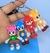Chaveiro com Pingente Super Sonic Boneco Miniatura Anime Desenho Animado Super Heróis Lembrancinha Aniversario Presente Chaveiros - loja online