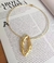 Colar Choker Aro Liso Rigido com Pingente Orgânico Minimalista Vazado Folheado Ouro 18K Ispiração Moda Blogueira Luxo - Store LVO