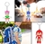 Imagem do Chaveiro com Pingente Super Sonic Boneco Miniatura Anime Desenho Animado Super Heróis Lembrancinha Aniversario Presente Chaveiros