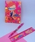 Kit Materiais Infantil Escolar Aprendizagem Esducativo para Crianças Menino/Menina Lapis Apontador Borracha Régua Caderno 6 Peças